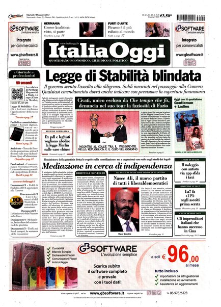 Italia oggi : quotidiano di economia finanza e politica